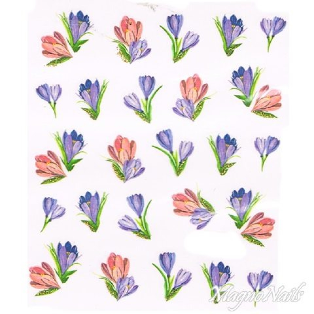 2D Nail Art One Stoke Sticker