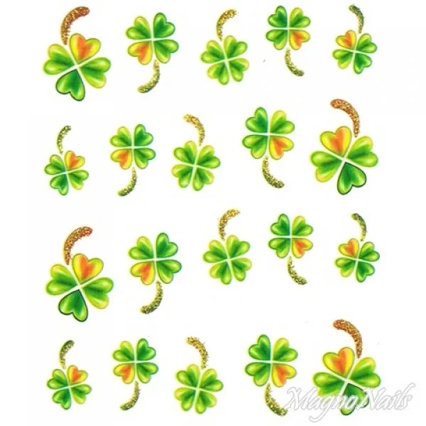 2D Nail Art One Stoke Sticker