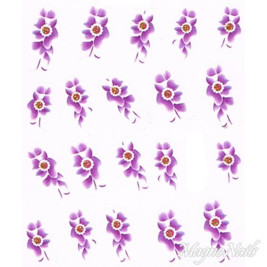 2D Nail Art One Stoke Sticker