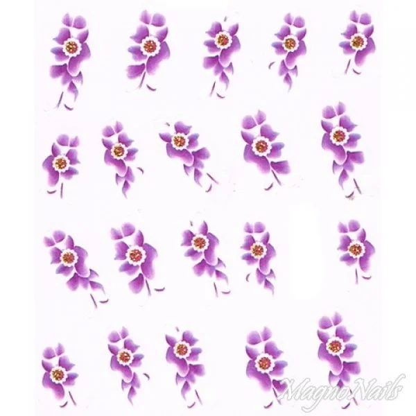 2D Nail Art One Stoke Sticker