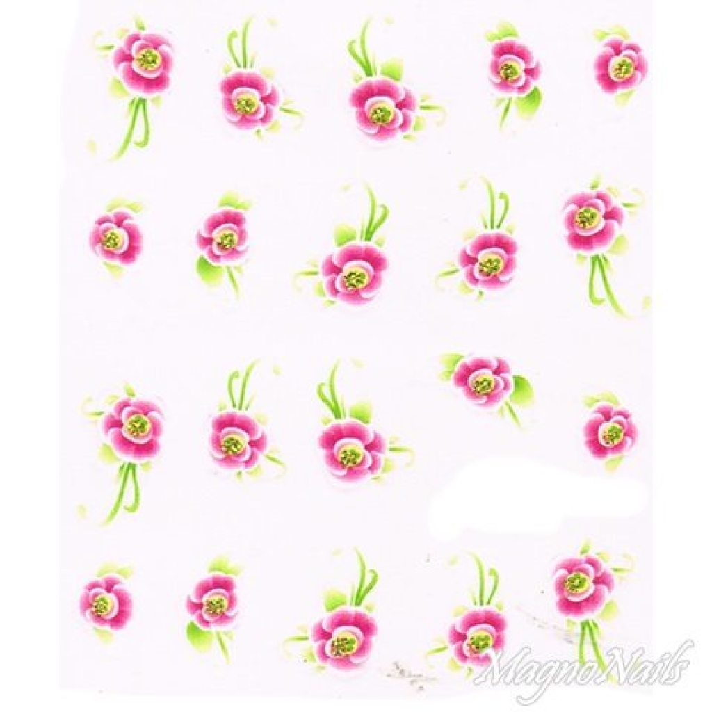 2D Nail Art One Stoke Sticker