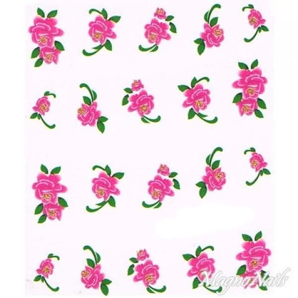 2D Nail Art One Stoke Sticker