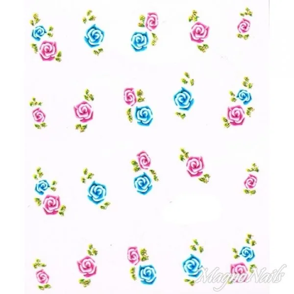 2D Nail Art One Stoke Sticker