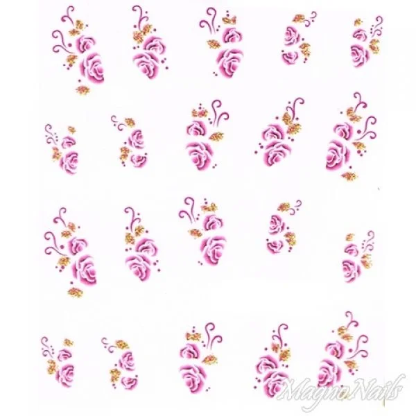 2D Nail Art One Stoke Sticker
