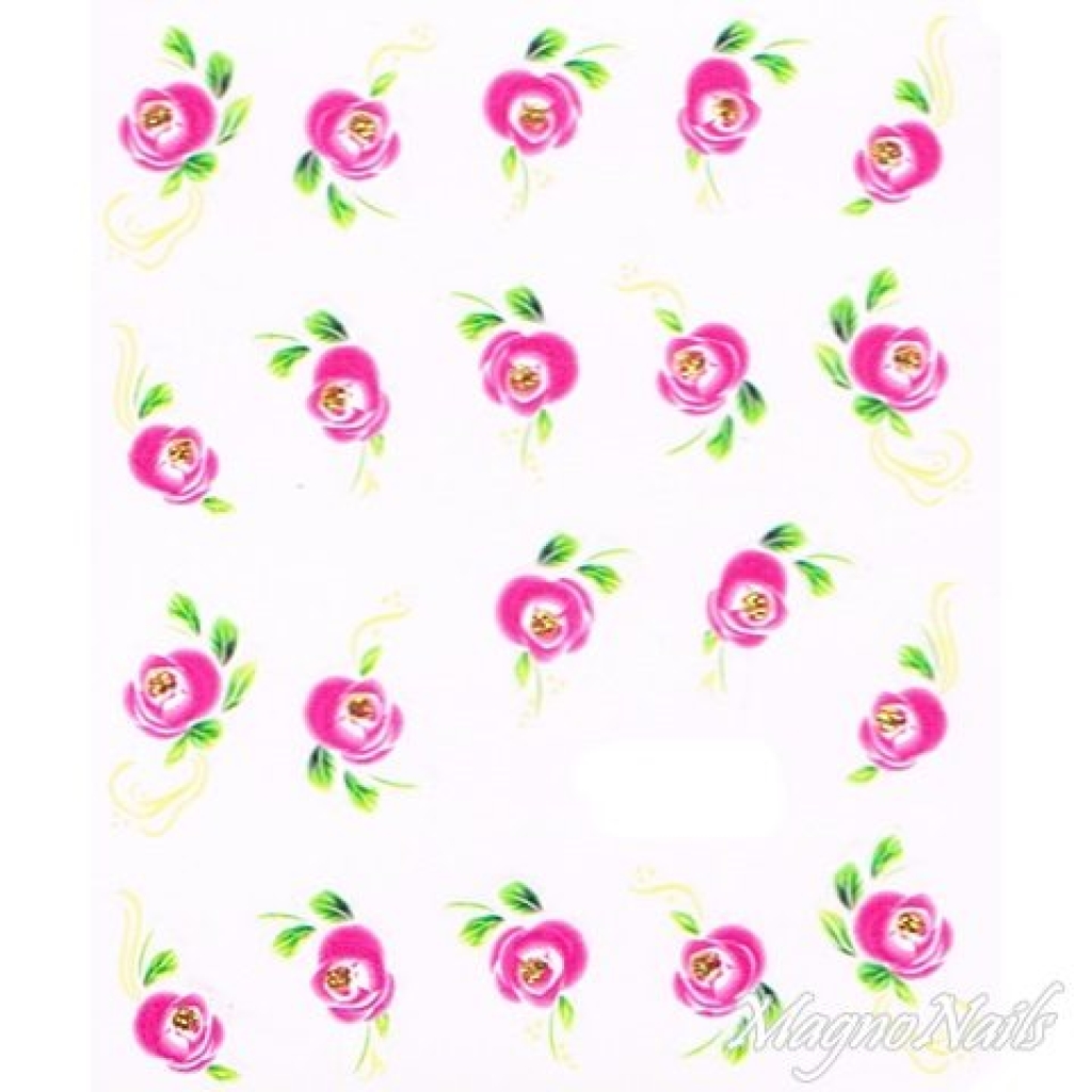 2D Nail Art One Stoke Sticker