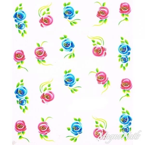 2D Nail Art One Stoke Sticker