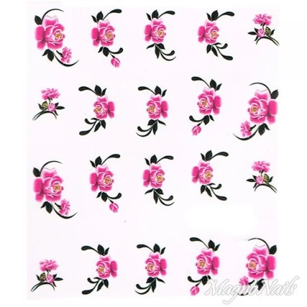 2D Nail Art One Stoke Sticker