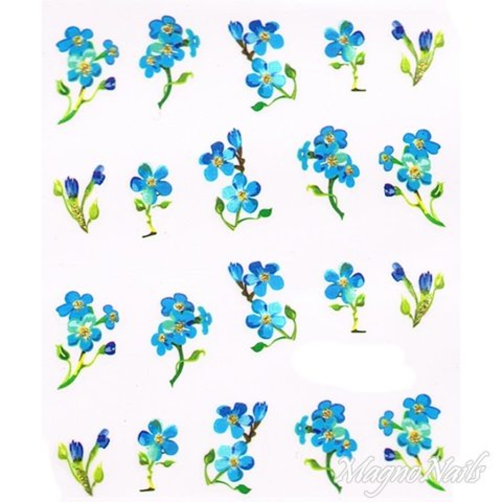 2D Nail Art One Stoke Sticker