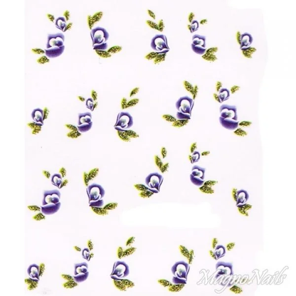 2D Nail Art One Stoke Sticker