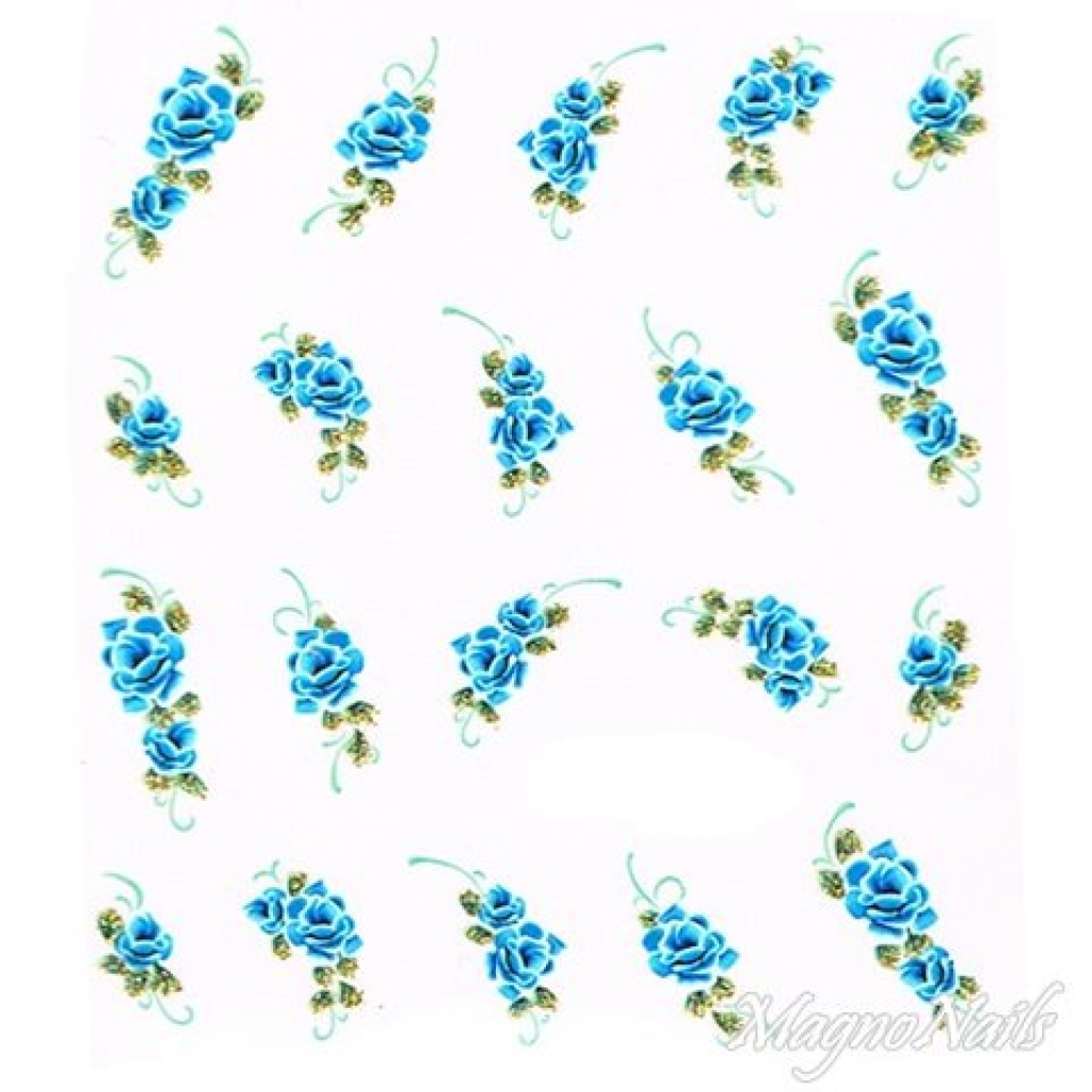 2D Nail Art One Stoke Sticker