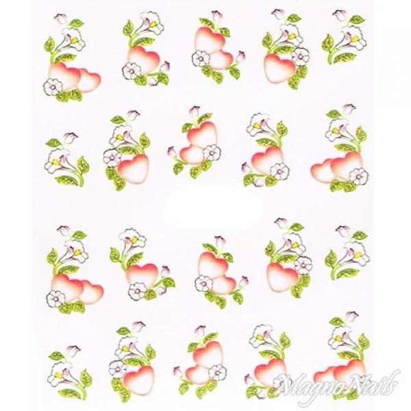 2D Nail Art One Stoke Sticker