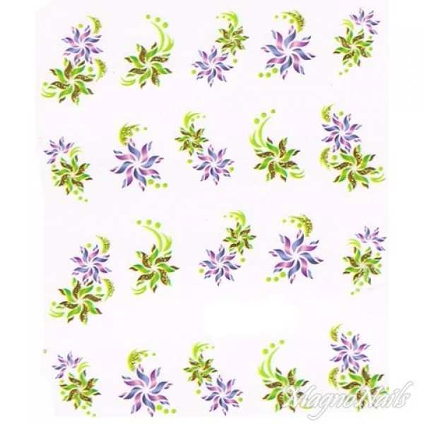 2D Nail Art One Stoke Sticker