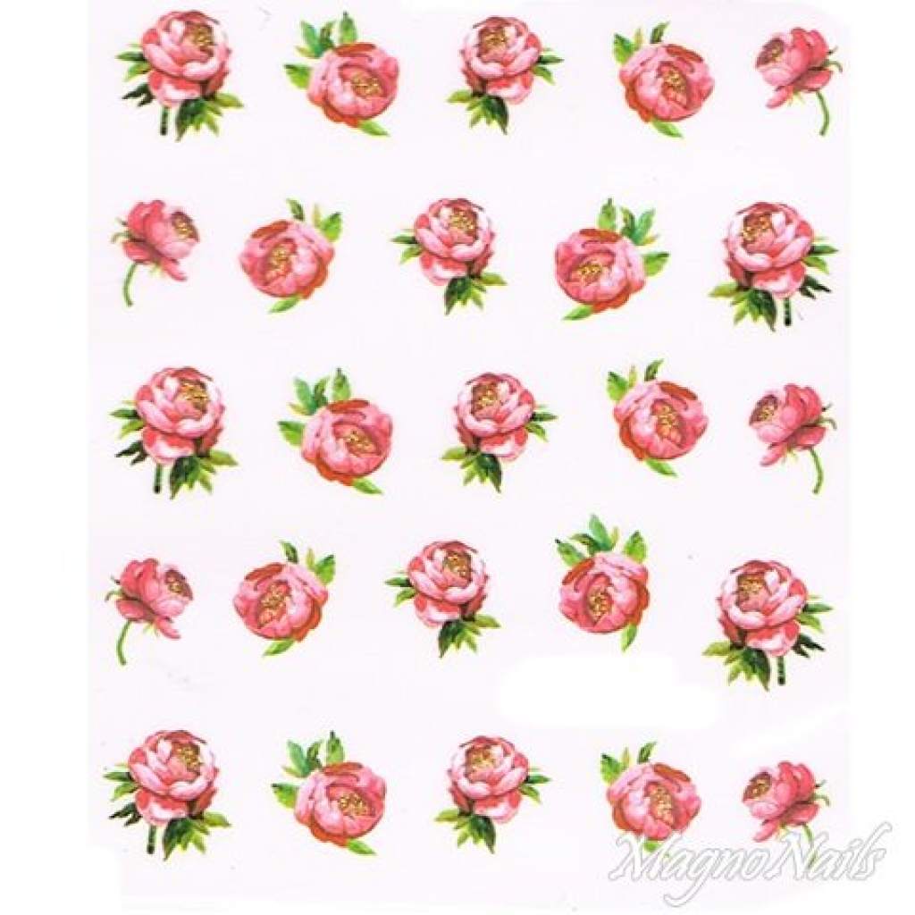 2D Nail Art One Stoke Sticker