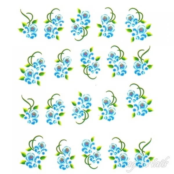 2D Nail Art One Stoke Sticker