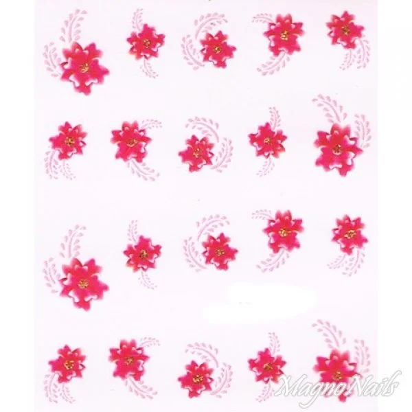 2D Nail Art One Stoke Sticker