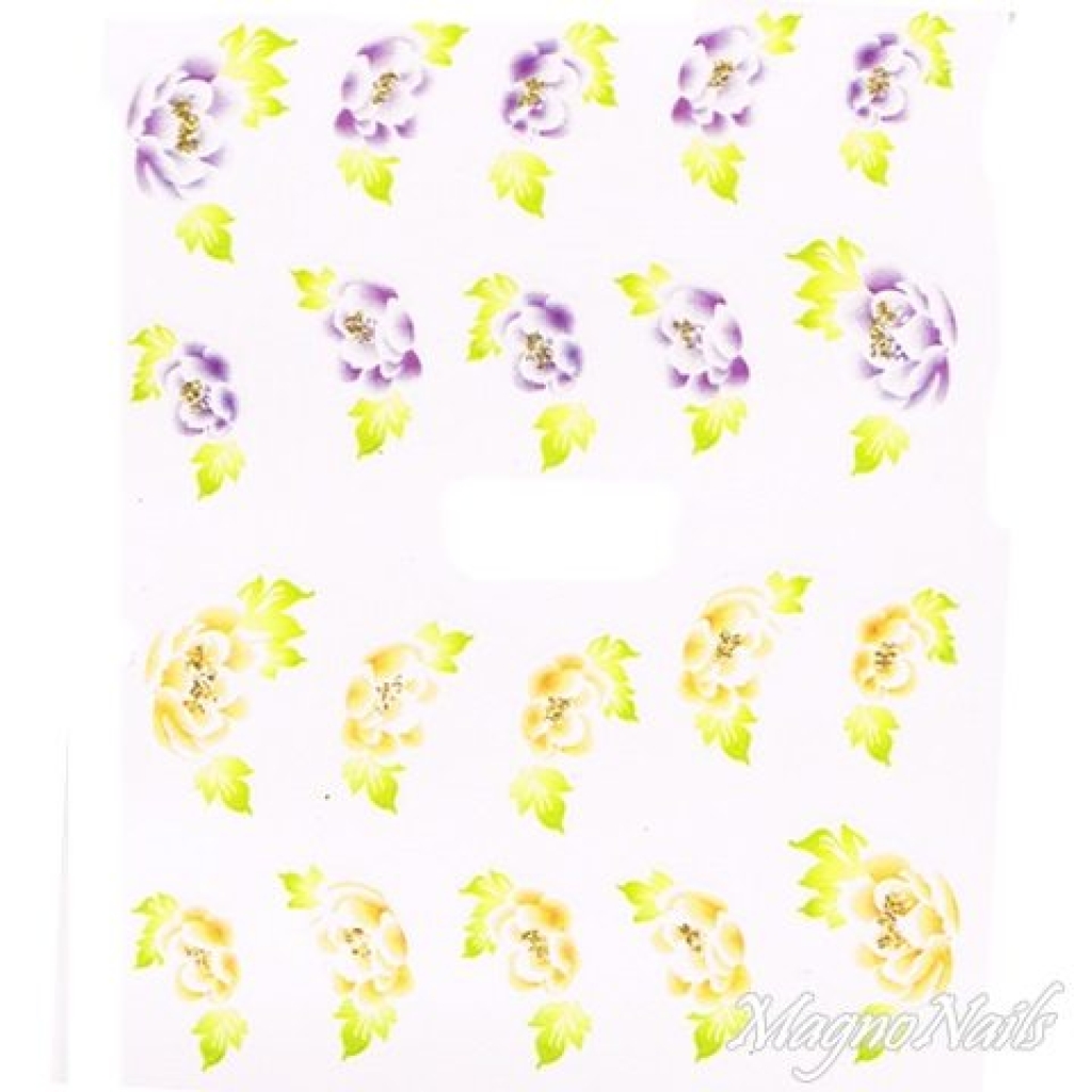 2D Nail Art One Stoke Sticker