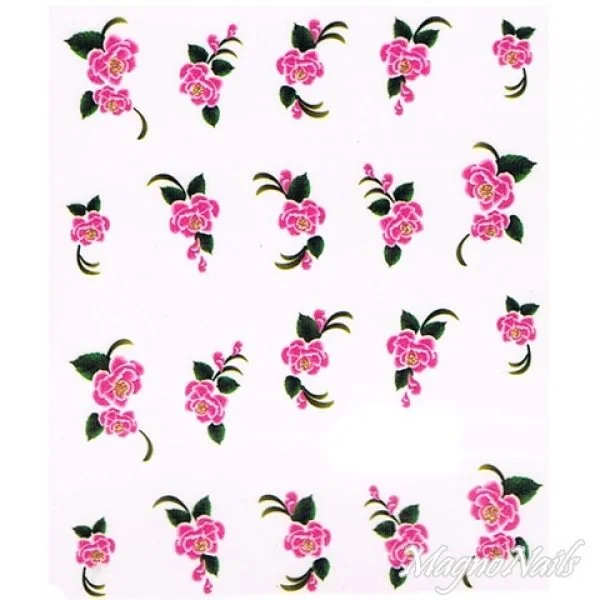 2D Nail Art One Stoke Sticker