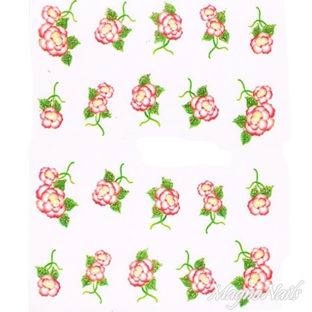 2D Nail Art One Stoke Sticker
