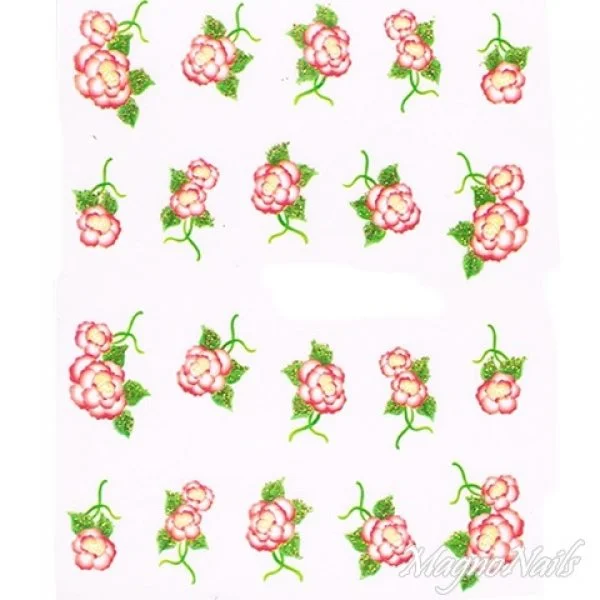 2D Nail Art One Stoke Sticker