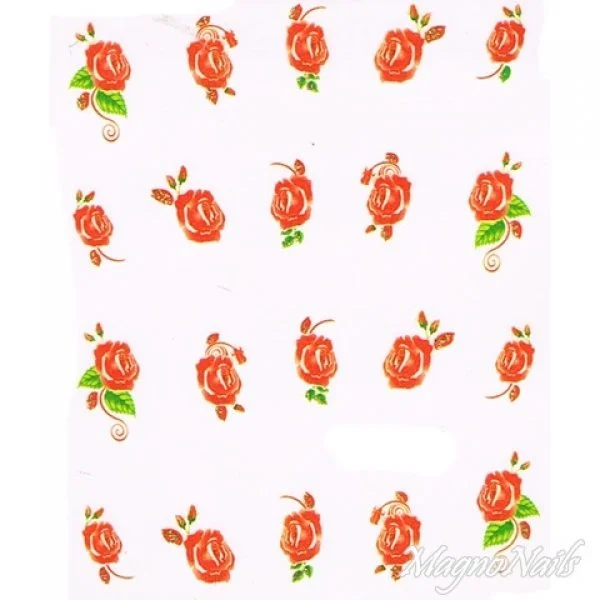 2D Nail Art One Stoke Sticker