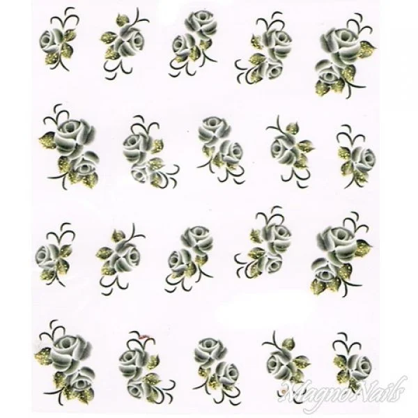 2D Nail Art One Stoke Sticker