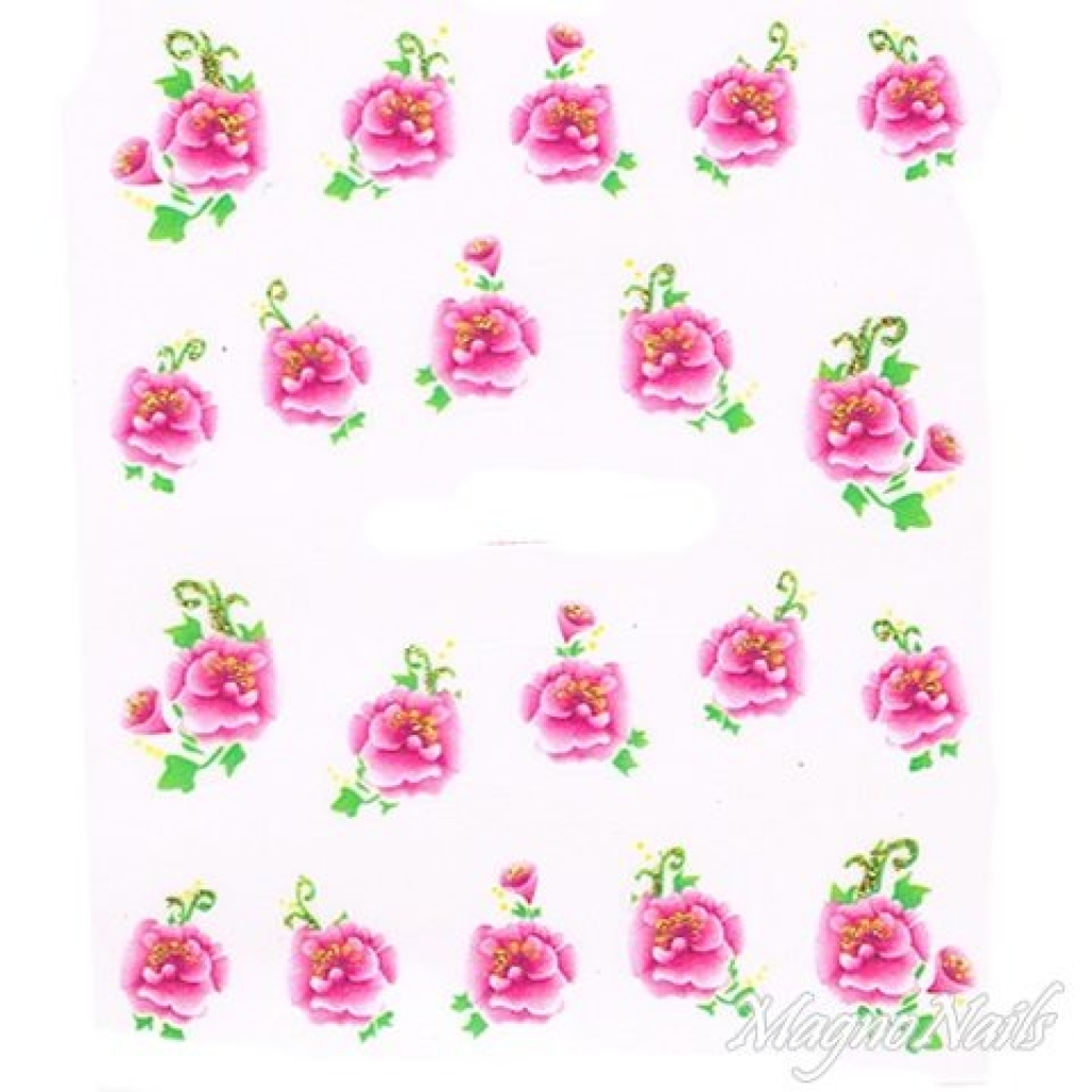 2D Nail Art One Stoke Sticker