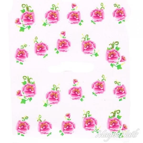 2D Nail Art One Stoke Sticker