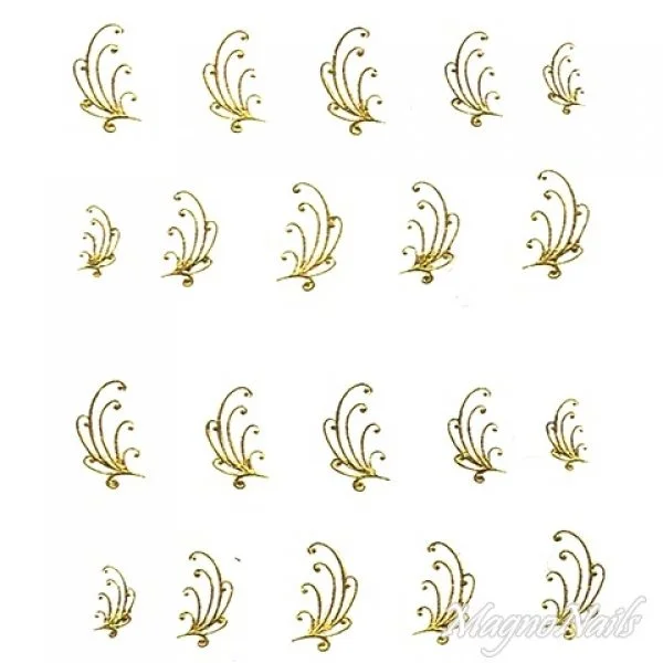 2D Nail Art One Stoke Sticker