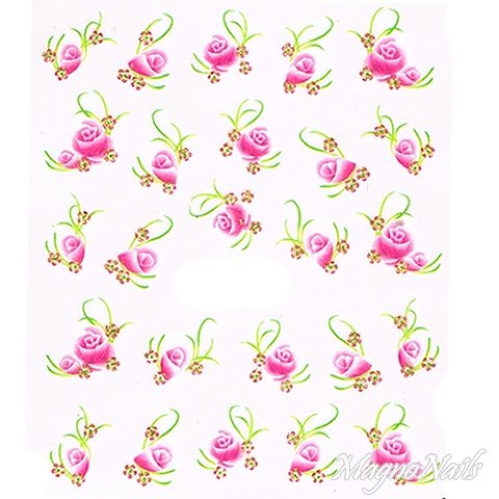 2D Nail Art One Stoke Sticker