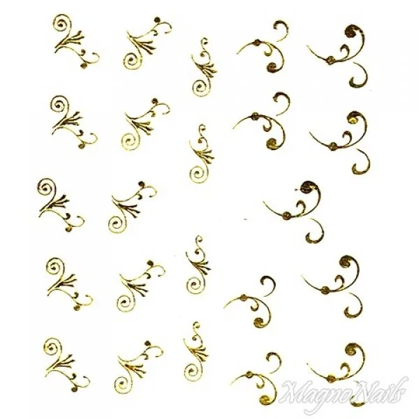 2D Nail Art One Stoke Sticker