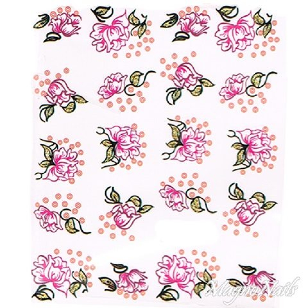 2D Nail Art One Stoke Sticker