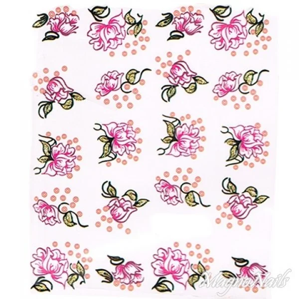 2D Nail Art One Stoke Sticker