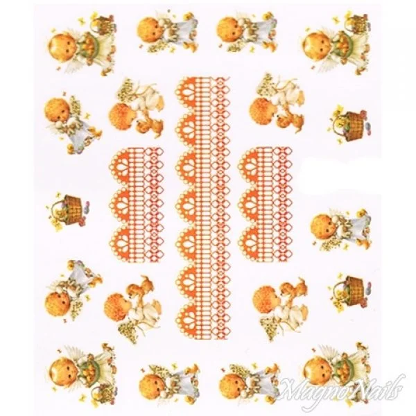 2D Nail Art One Stoke Sticker