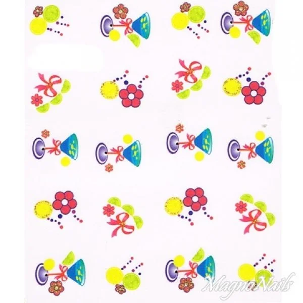 2D Nail Art One Stoke Sticker