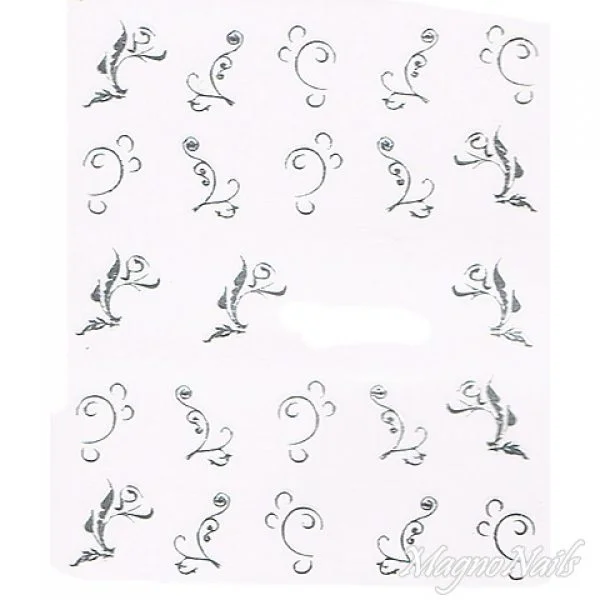 2D Nail Art One Stoke Sticker