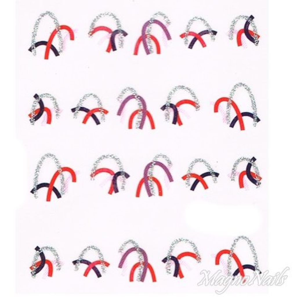 2D Nail Art One Stoke Sticker