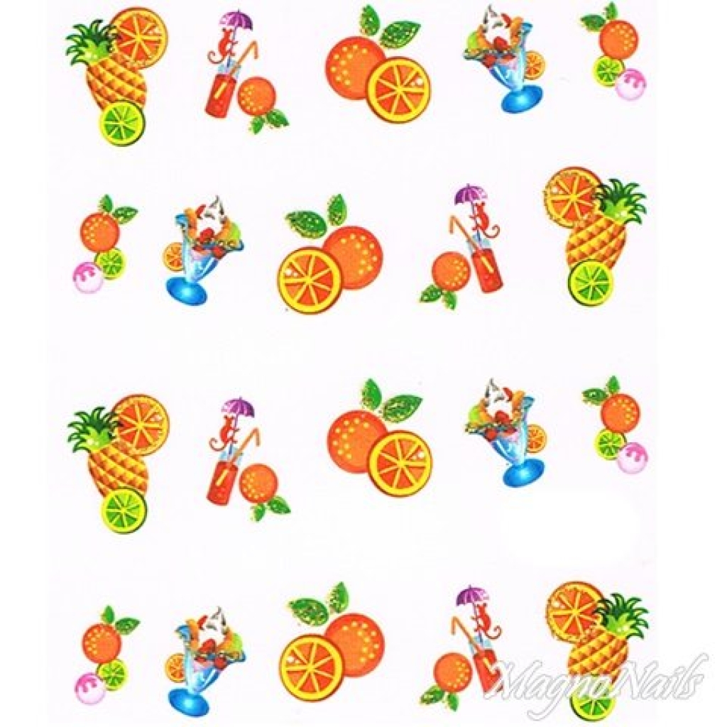 2D Nail Art One Stoke Sticker