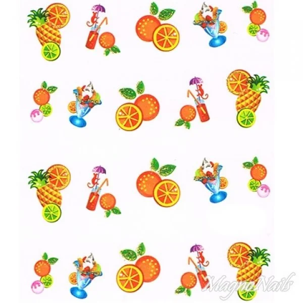 2D Nail Art One Stoke Sticker