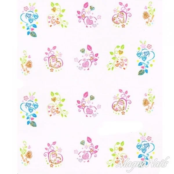 2D Nail Art One Stoke Sticker