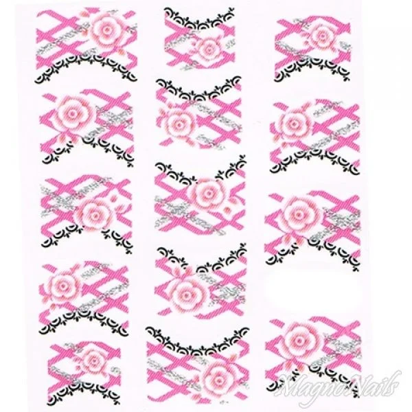 2D Nail Art One Stoke Sticker