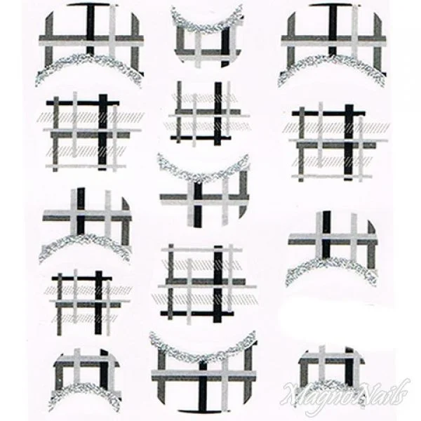 2D Nail Art One Stoke Sticker