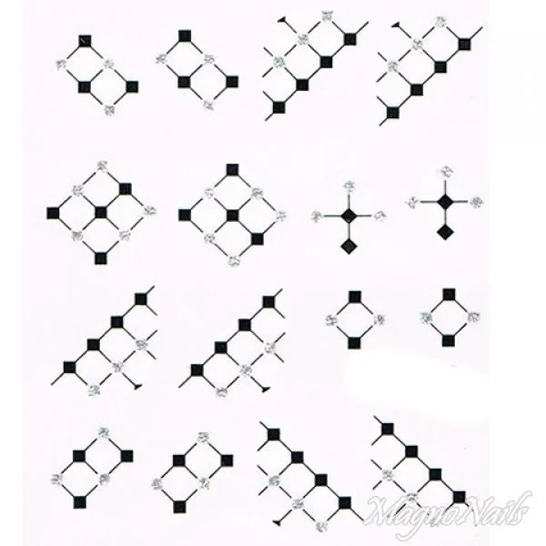 2D Nail Art One Stoke Sticker