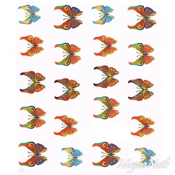 2D Nail Art One Stoke Sticker