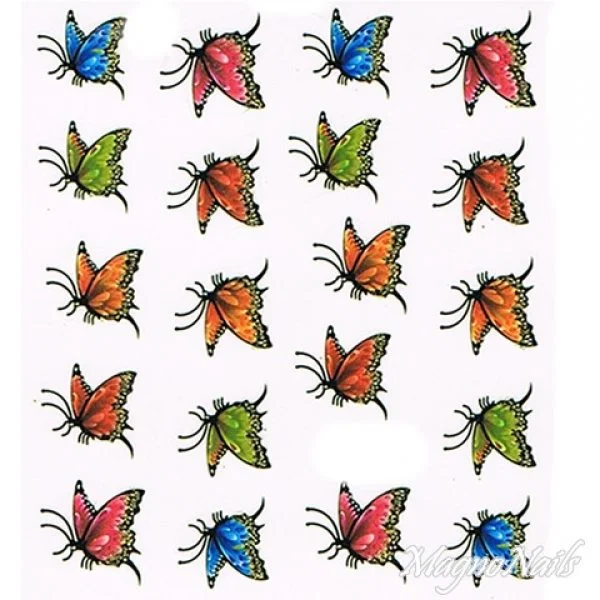 2D Nail Art One Stoke Sticker