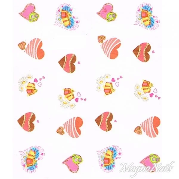 2D Nail Art One Stoke Sticker