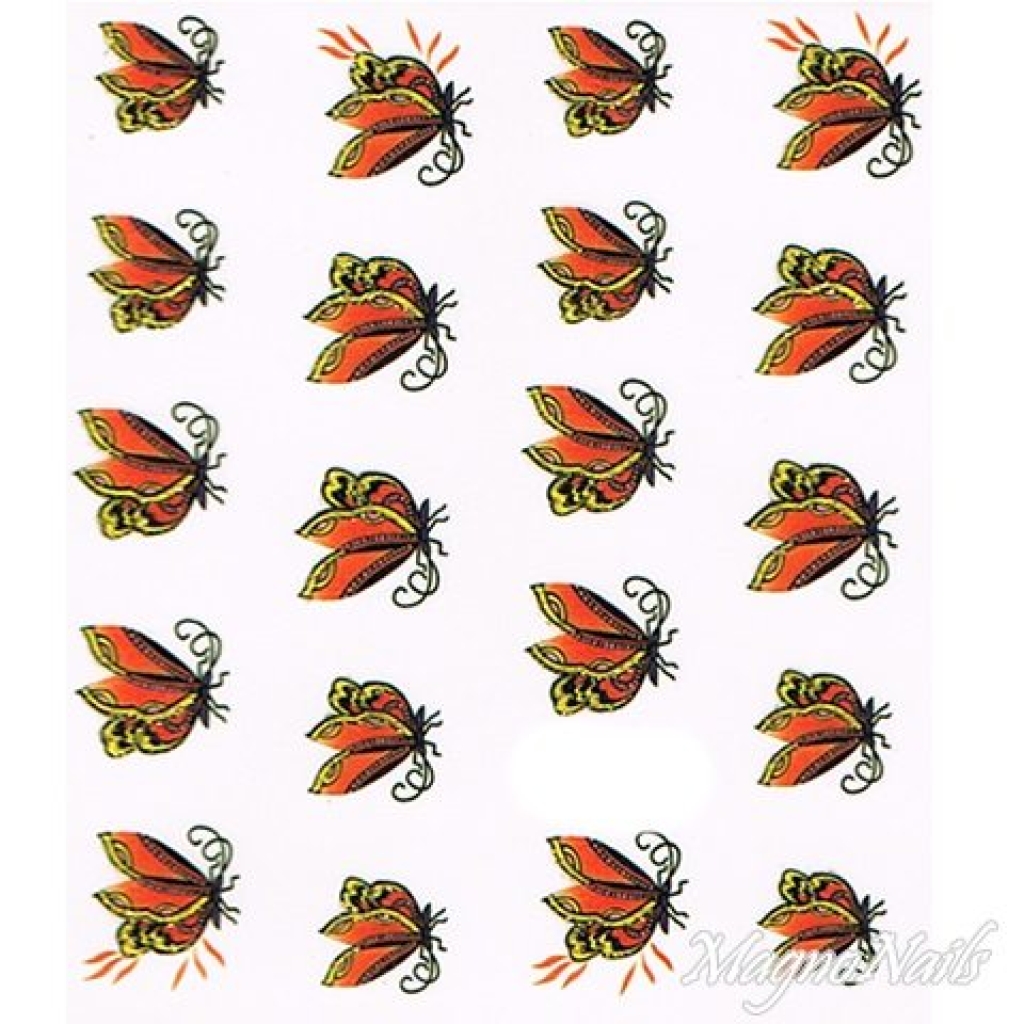 2D Nail Art One Stoke Sticker