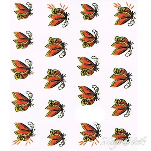 2D Nail Art One Stoke Sticker