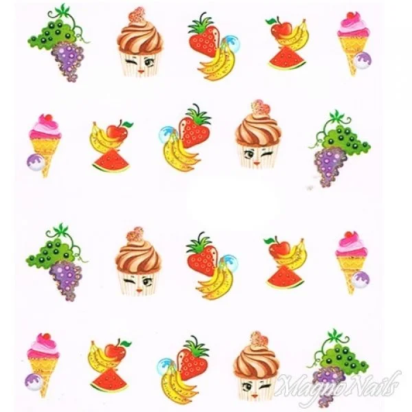 2D Nail Art One Stoke Sticker