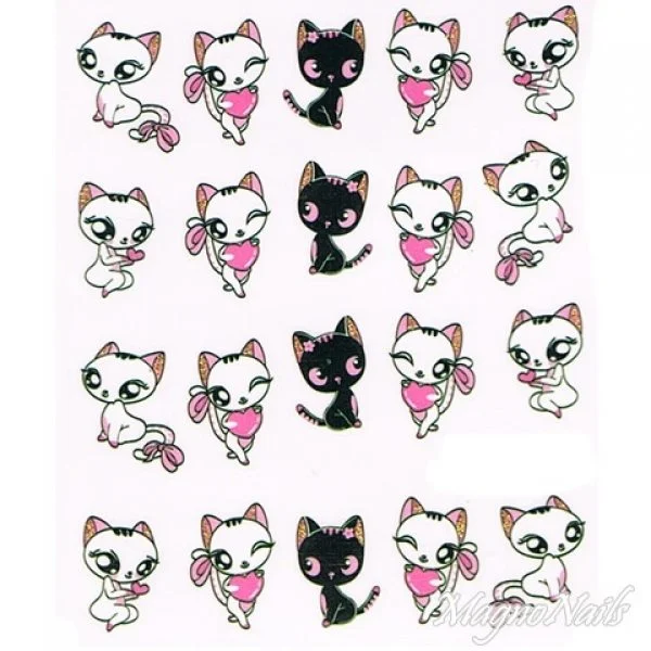 2D Nail Art One Stoke Sticker