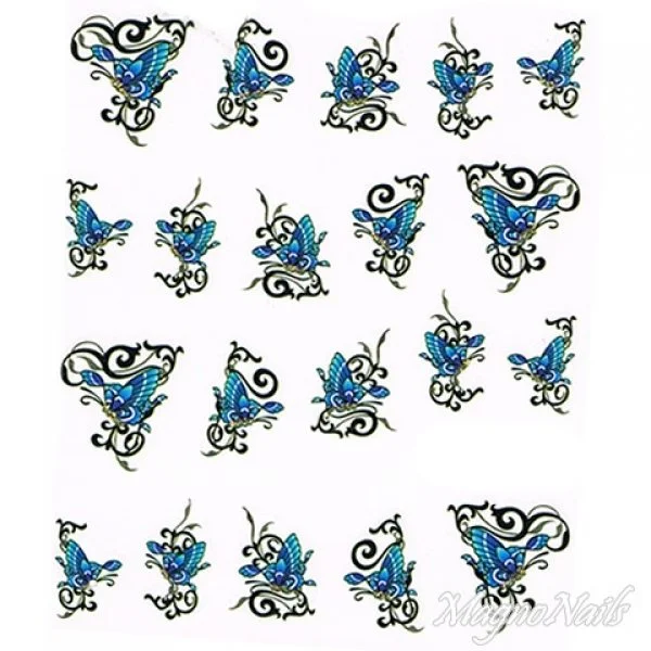 2D Nail Art One Stoke Sticker